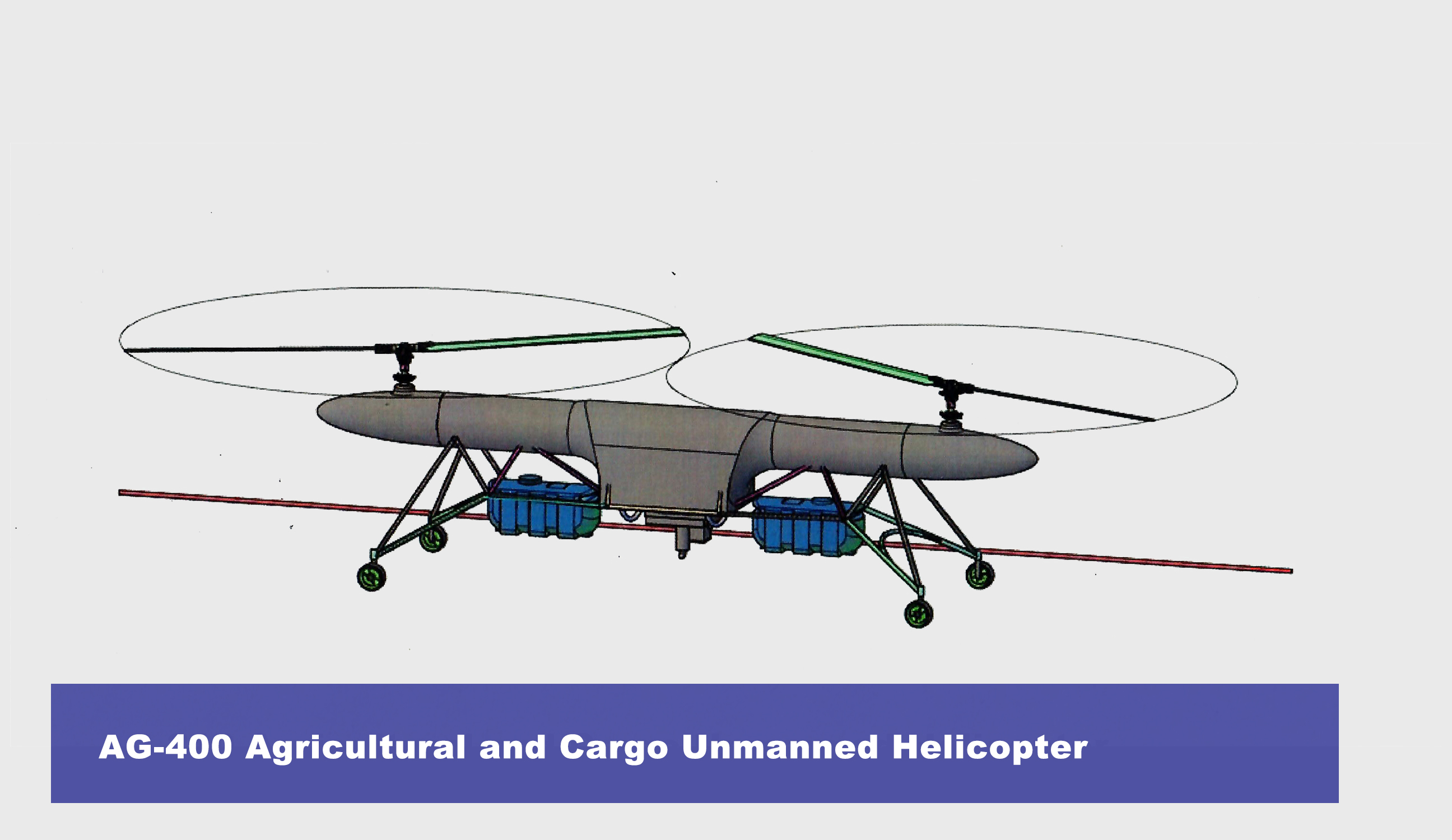 AG-400 Agricultural and Cargo Unmanned Helicopter